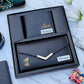 Acura Personalized Leather Wallet Combo for Couples – Box Packed Gift Set