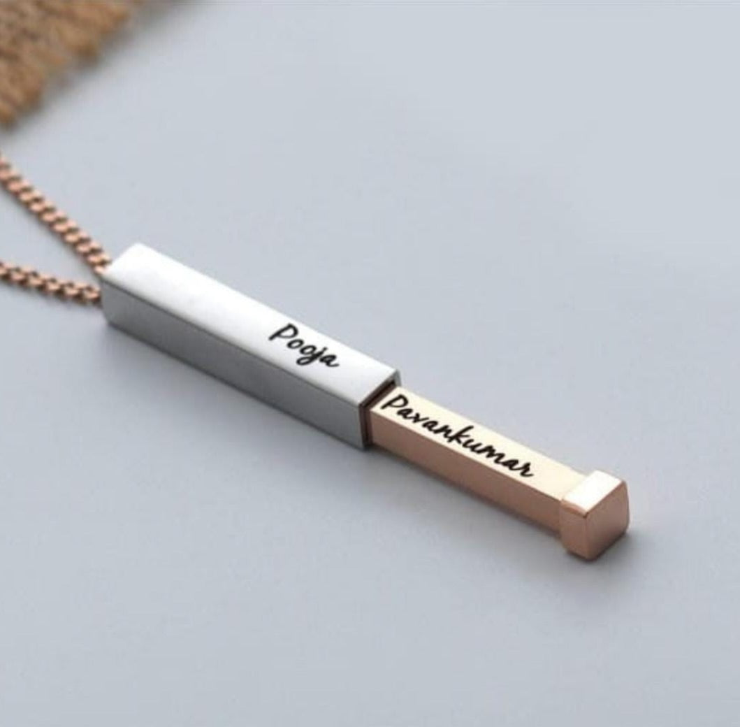 Custom Bar Pendant – Premium Brass Double-Coated