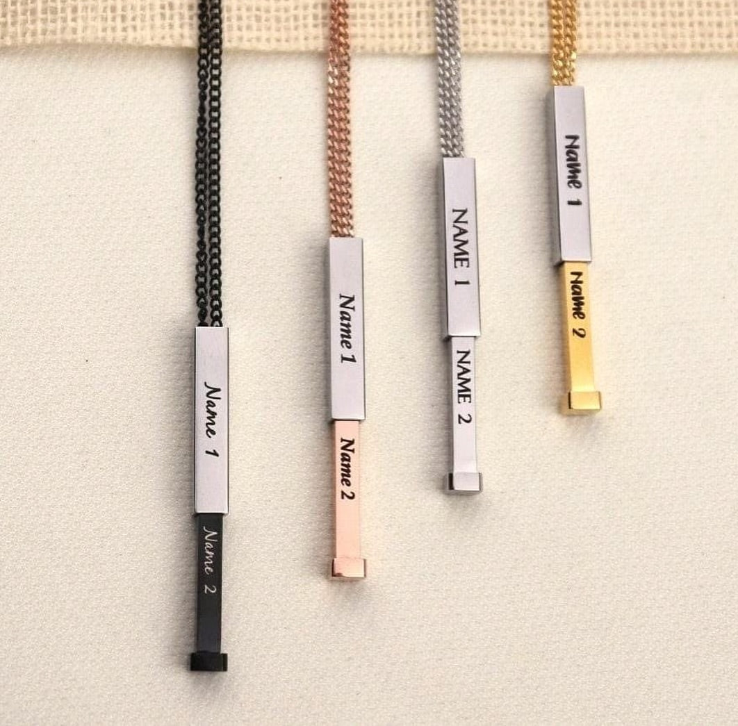Custom Bar Pendant – Premium Brass Double-Coated