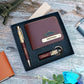 Mini Essential Hamper for Him – Custom Wallet, Pen & Keychain Gift Set