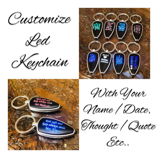 Custom Light Keychain – Your Words, Your Style!