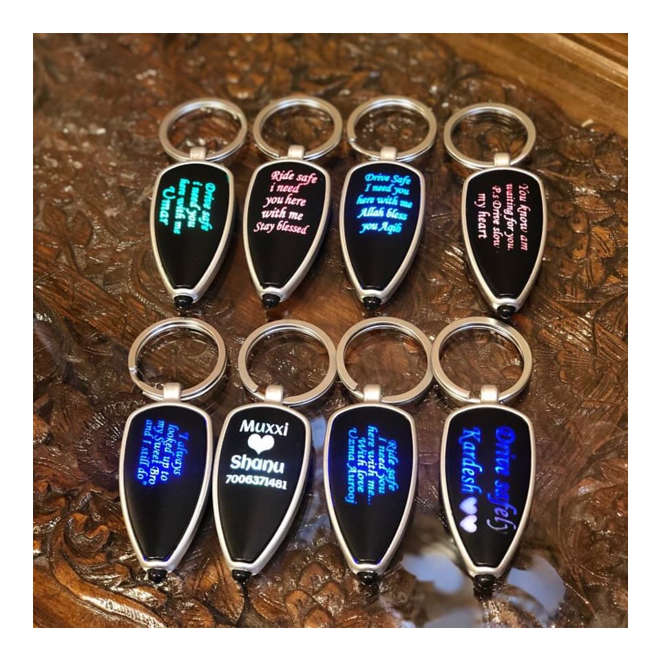 Custom Light Keychain – Your Words, Your Style!