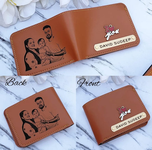 Custom Sketch Wallet – Engrave Your Memories